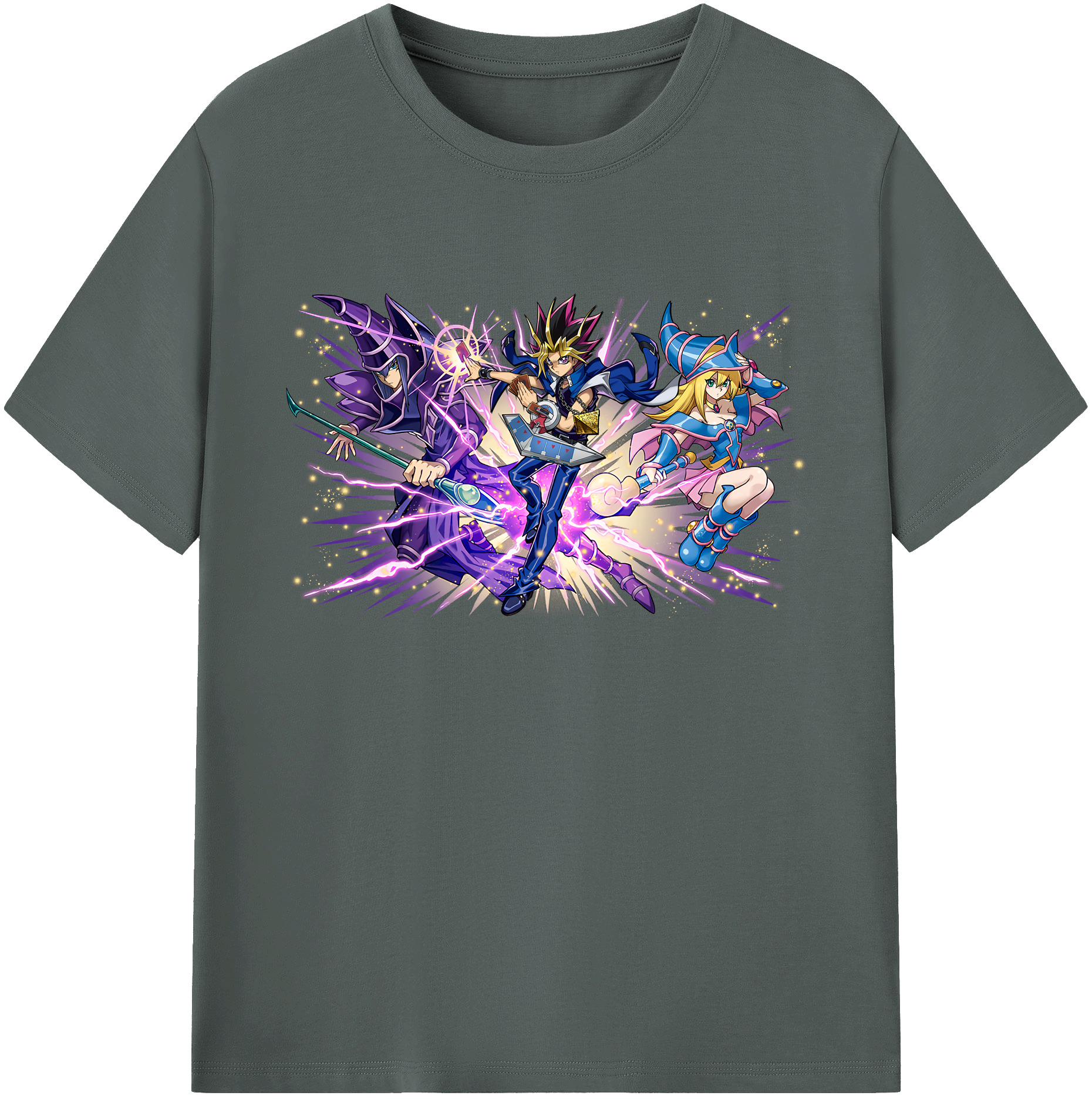 遊☆戯☆王 Yu-Gi-Oh! 綿100％ メンズ半袖Tシャツ｜肌触りやわらか＆通気性